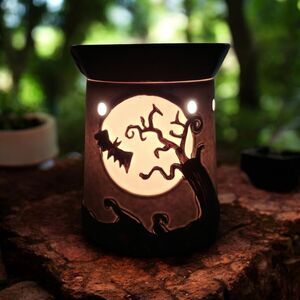 Scentsy FRIGHT NIGHT Halloween Warmer RETIRED 6x6 Full Size Originl Box USA 2010